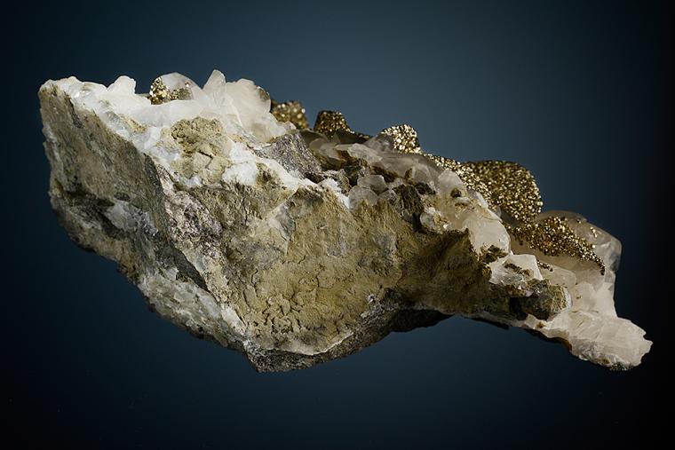 PYRITE on CALCITE
